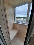 Ремонт и отделка П-образного балкона - фото 3