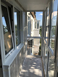 Ремонт панорамного балкона - фото 1